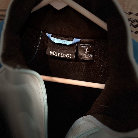 MARMOT Blue Micro Fleece-lined Jacket - Size M - Picture 3 of 9